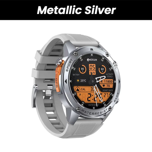 Stratos 2 Ultra GPS Smart Watch - Advanced Dual-Band GNSS, Built-In Compass, Barometric Altimeter & Voice Calling - 10 ATM Water Resistant
